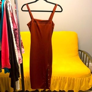 Cute Rustic Orange Dress